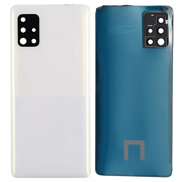 Batteri-hölje med kamerlinskydd för Samsung Galaxy A51 5G SM-A516 - Svart Multicolor White