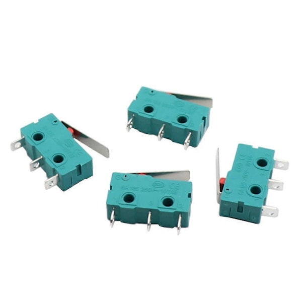 5 stk KW4 Brytere Støvtette SS5GL Mikro Bryter KW4 3Z 3 KW4-3Z-3 KW4-3Z-3 3D-Skriver Tilbehør (Pakke med 5)