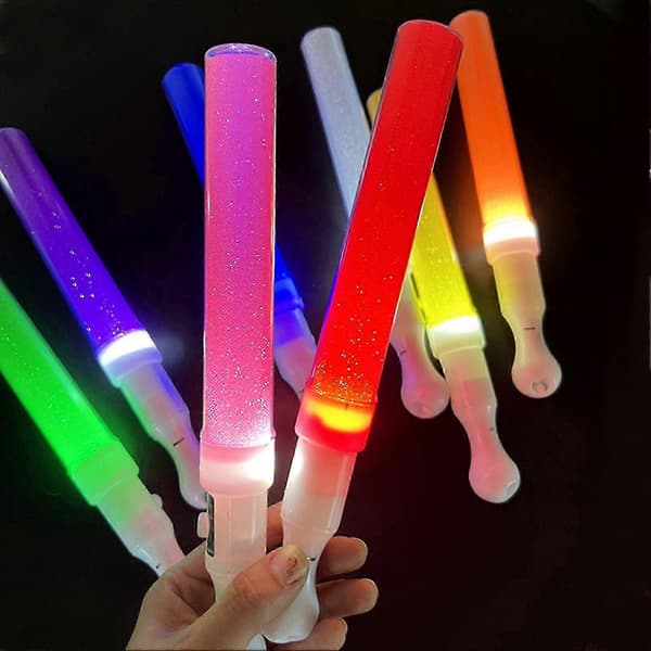 LED glow stick, 3-tilstande, øjensikker, multi-farve, ABS, Kae[WSY]