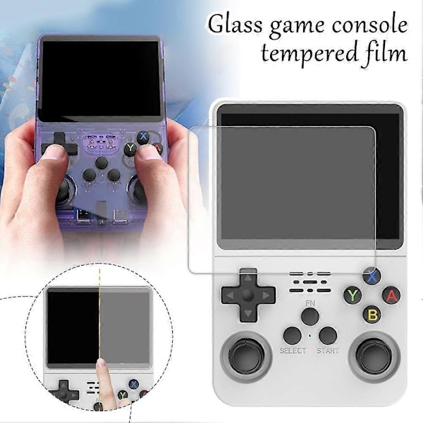 för R36S Retro Spelkonsol Skärmskydd i Glas