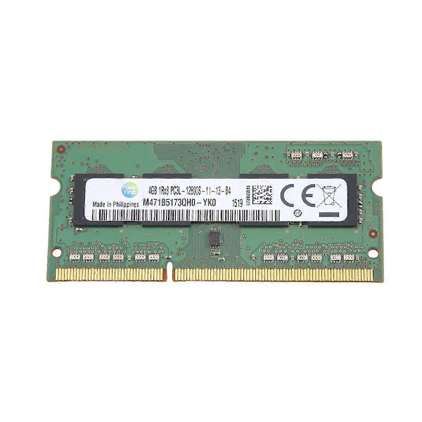 DDR3 4GB Laptop RAM-minne 1600Mhz PC3 12800 1RX8 1.35V 8 IC SODIMM Minne Bare for