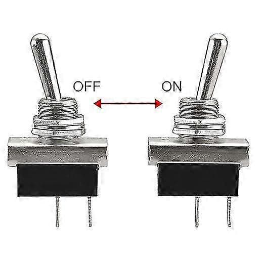 Metal Flip Rocker Switch, KN3D-101, 12V 25A, On/Off, 2 Positioner 2 Ben, Til Bil Dash Lys[D]