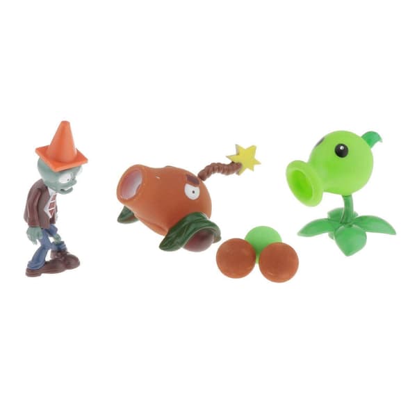 Planter mot zombier figurmodell leker for barn Stil2[D]