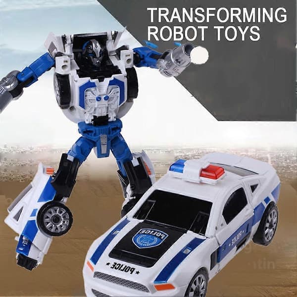 Barneleke Transformerende Robot Modell Legering Deformert Leke Passer Kombinert Robot[D] Light