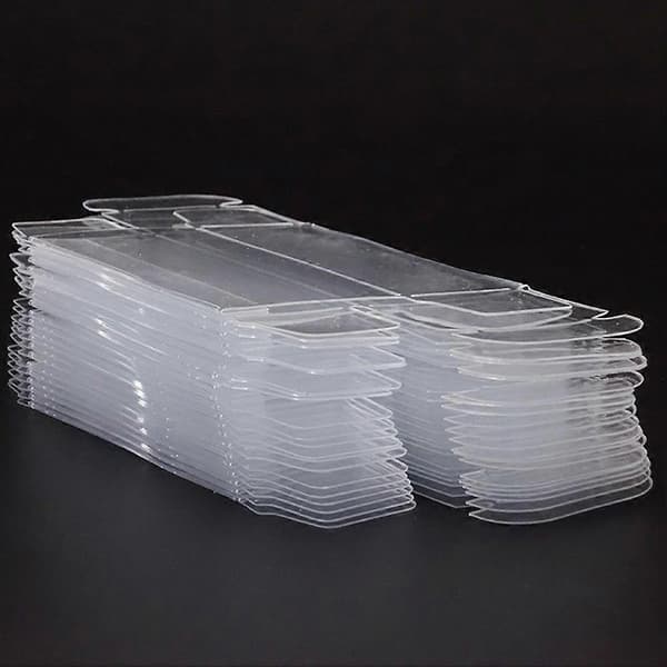 25 stk. Plast PVC Transparent Boks Display Case, Køretøjsmodel Bil Samle Stand Organizer[D]