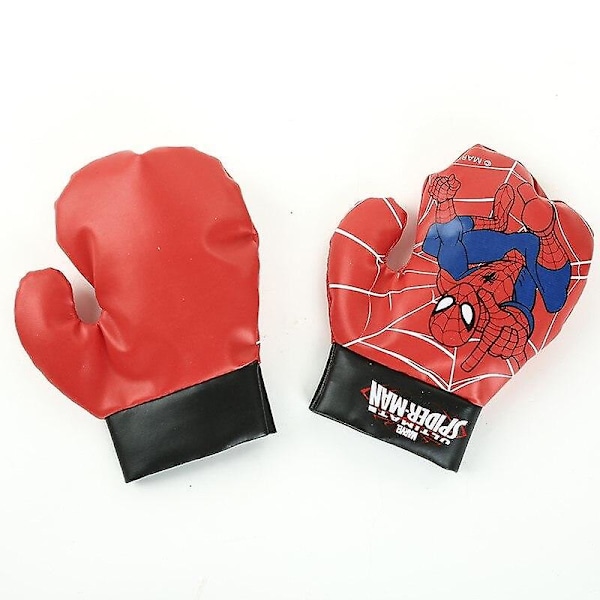 Spindelmannen Barn Figur Leksak Handskar Sandsäck Kostym Födelsedagspresenter Boxning Utomhus Spor[D] Red 1Set