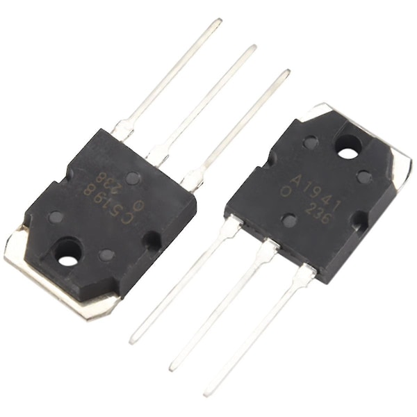 Par A1941 + C5198 10A 200V Effektforstærker Silicium Transistor-C10 As shown