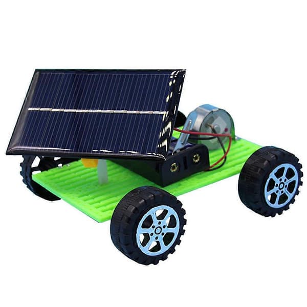 Solcellsdriven bil DIY monteringssats för barn Pedagogisk leksak Plastmaterial 1 styck[D] Multi