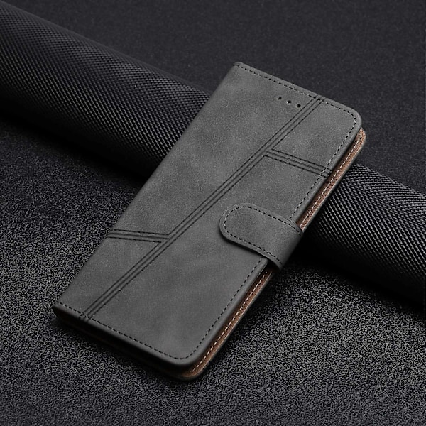 Sytt Läderfodral för iPhone 16 Pro Max Grey
