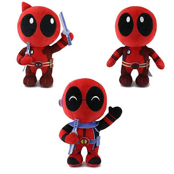 2024 Deadpool Plys Doll, Nye Deadpool Fyldte Plysdyr, Deadpool og Wolverine Merchandise, Sød Deadpool Plys Figur, Deadpool Plys Legetøj, Gave