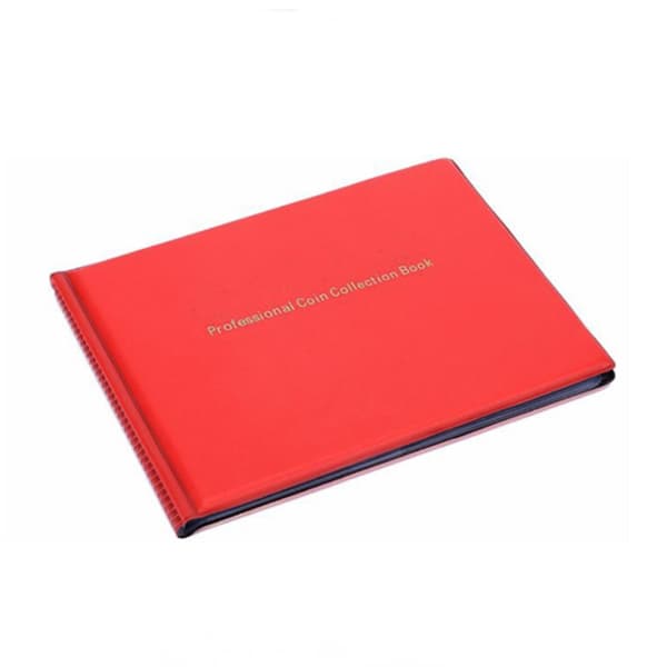 Samlermøntalbum Sort 240 Sider til Samlere[D]