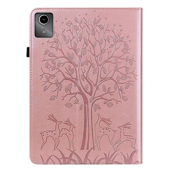 PU Nettbrettveske For Lenovo Tab M11 / Xiaoxin Pad 11 2024[D] Pink