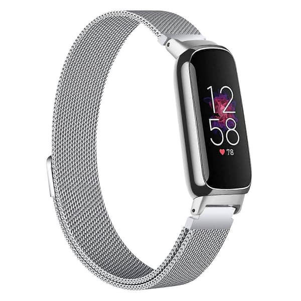 Til Fitbit Inspire 3 Rustfrit Stål Smart Watch Band Magnetisk Milanesisk Metal Mesh Rem[D]