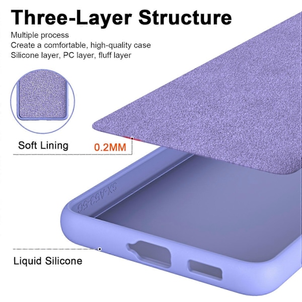 TPU-fodral för Xiaomi Redmi Note 13 4G, 2.2mm Silkeslen Yta, Mjukt Foder