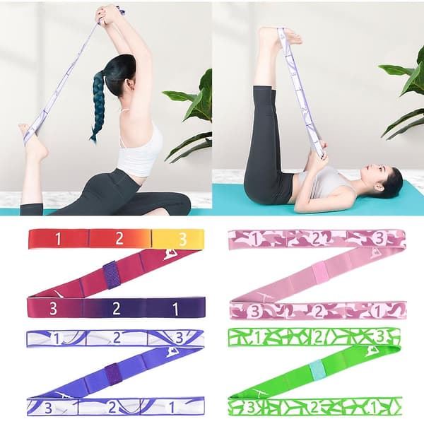 Fitness Træningselastik Multiloop Yoga Strækrem til Dans Squat[D] Gradient Color