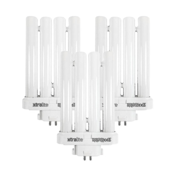 Xtralite 27w ersättningslampa för dagsljus till högupplösta läslampor, 4-stifts Gx10q-4 fyrkantig tub (6500k) -ys[HY] [kk] Pack Of 3