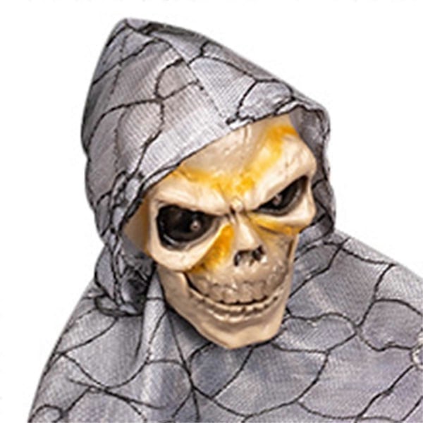 Halloween-karkkipurkki, liikkuva Halloween-karkkipurkki, haamuhedelmäkulho, valaistu silmä