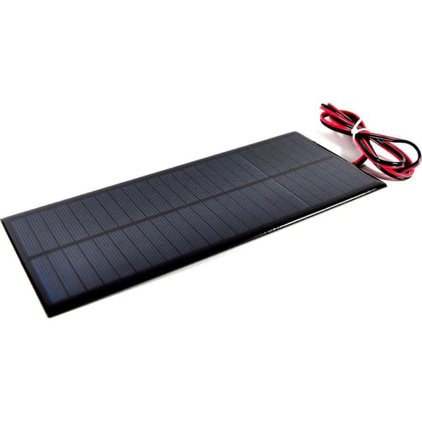 12V 200mA 213x92mm Kablet Solcellepanel[D]