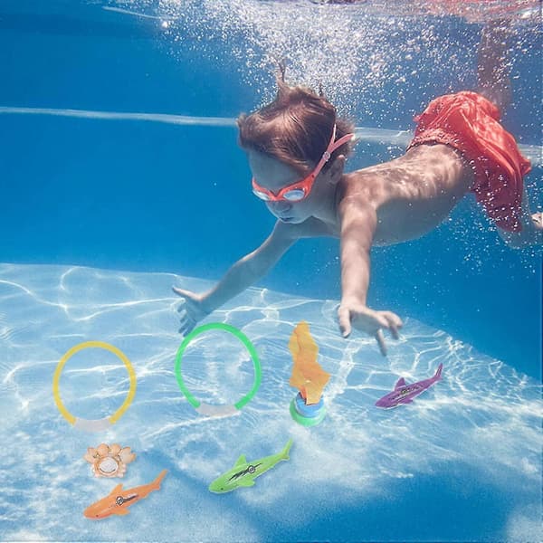 Pool Dykleksaker Sommar Simbassäng Leksaker För Barn[D] Diving Torpedo