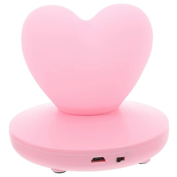 Hjerteformet Natlampe USB Genopladelig Hjerte Lampe Touch Lampe Hjerte Sengelampe[D]