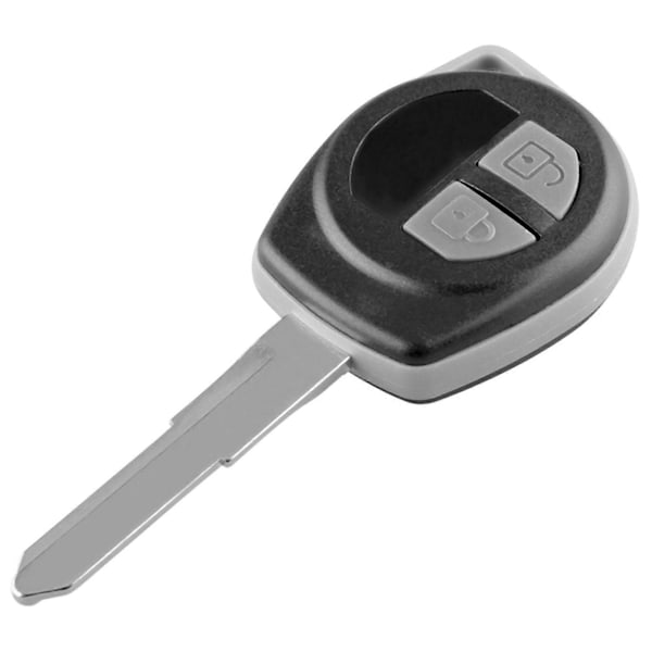 2X Smart nøgle til bil med 2 knapper passer til Swift Sx4 Alto Jimny Vitara Ignis Splash 2007-2013 433Mhz Black