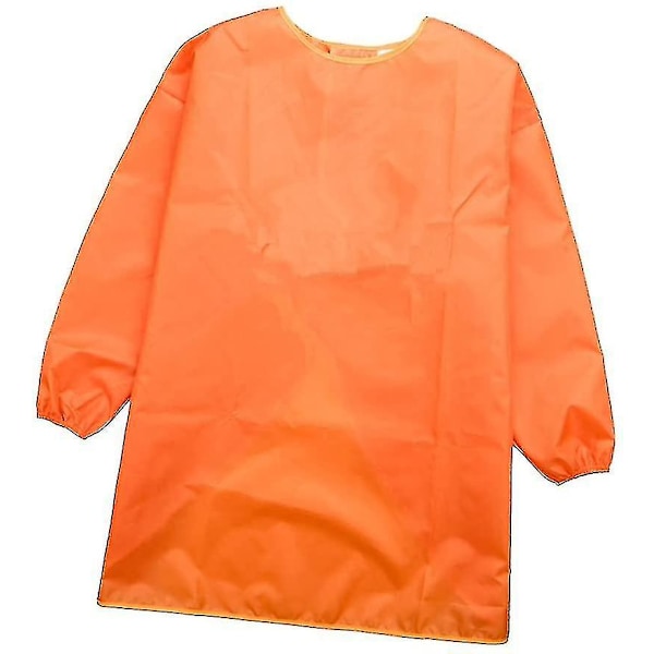 Barnmålarsmock, barnförkläde, blått, S Orange M