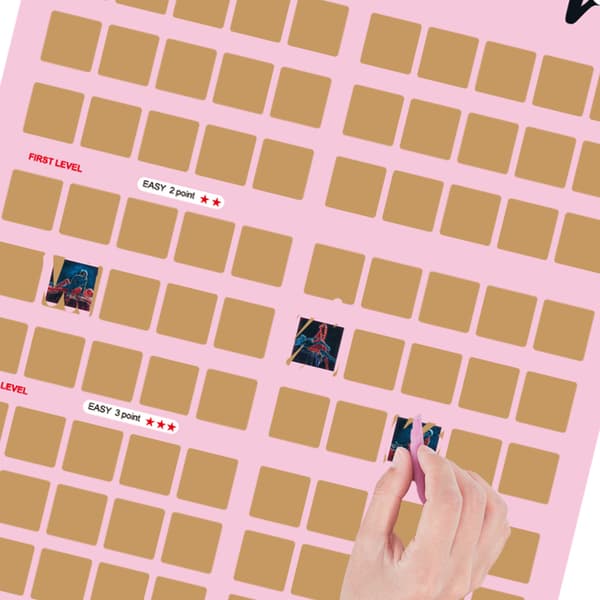 2-pack Love Games skraplotter för par, 100 utmaningsskraplotter som gåvor