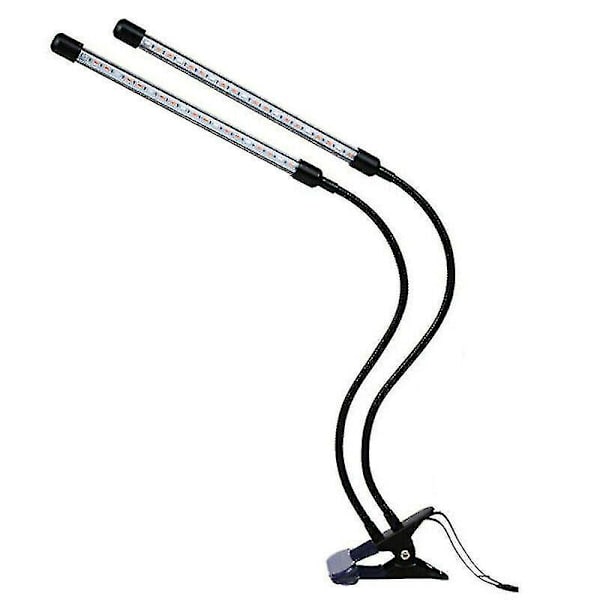 40 LED'er Fremme Vækstlys Plante 2 Hoved Vækstlampe Lys Planter Hydro