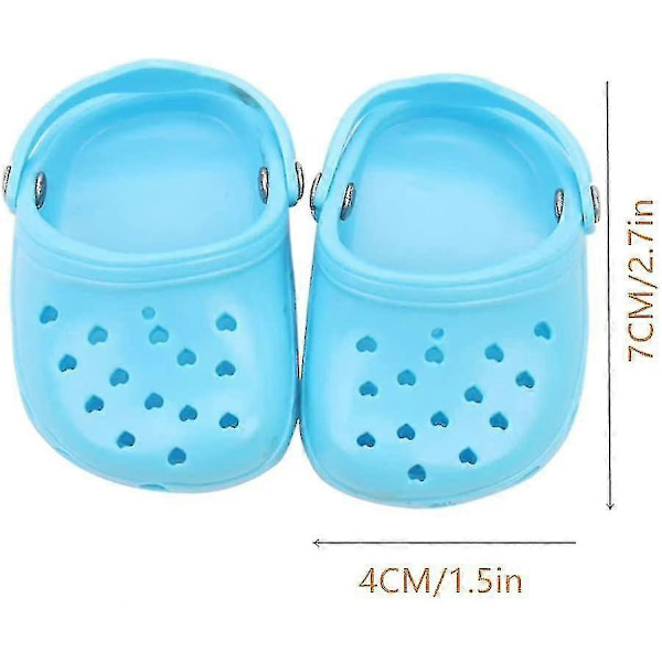 Pet Sko Hund Sommer Tøfler Åndbar Mesh Candy Blue