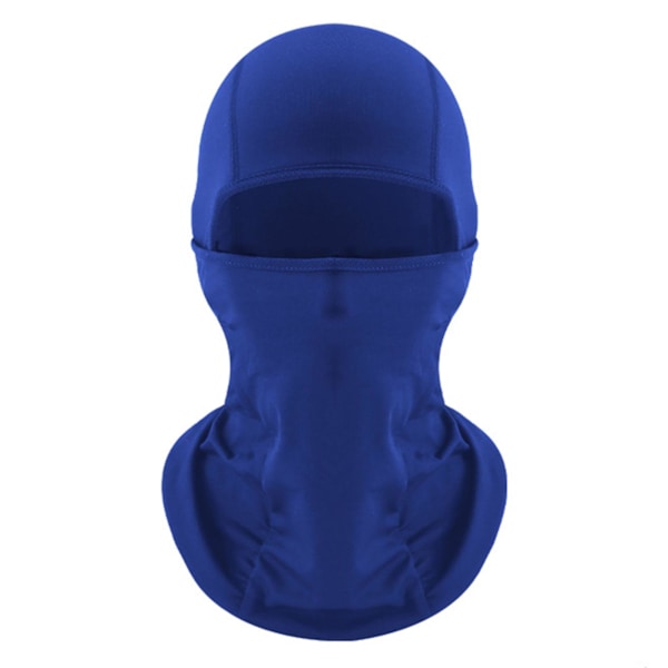 Talvipyöräily Balaclava Koko Kasvot Peittävä Termo Lämmitin Pyöräily Huppu Hattu Royal Blue