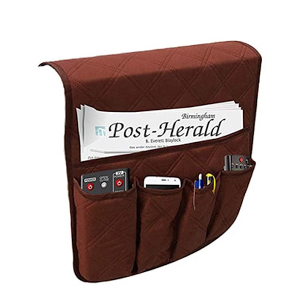 Soffa Armstödsficka Organizer Fjärrkontrollhållare Soffa Stol Bord Skåp Förvaringsväska Utrymmesbesparare Coffee