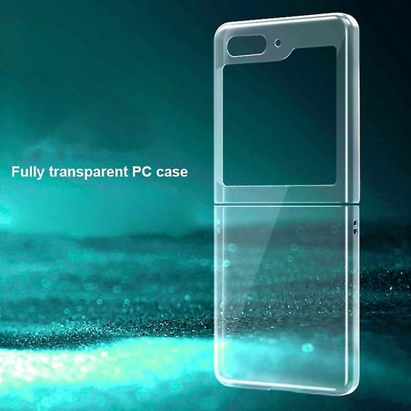 Transparent PC Flip-etui til Samsung Galaxy Z Flip4 5g