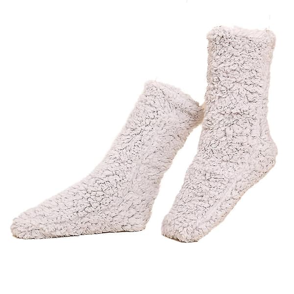 Golvsockor Vuxen Tjocka Sockor Kvinna Vinter Ullsockor gray