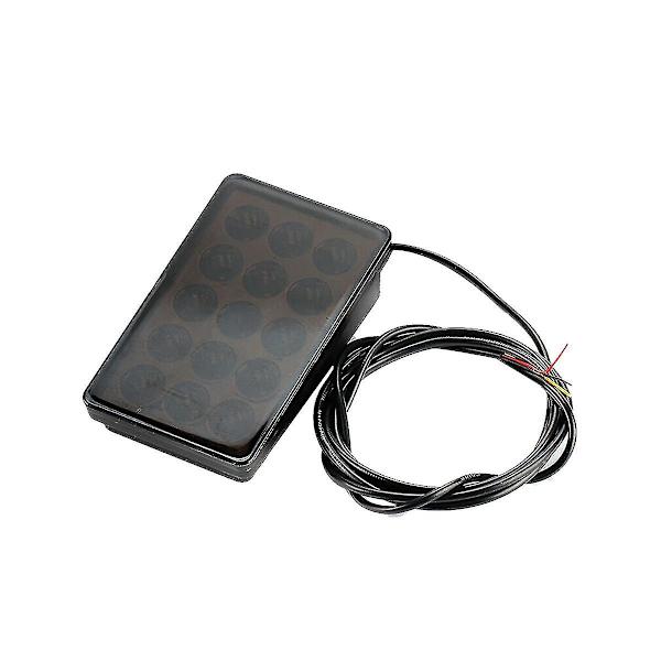 LED-bromsljus för bil 15 LED F1-stil Universal Skal Pilotljus Bakre Spoiler LED-bromsljus Tai