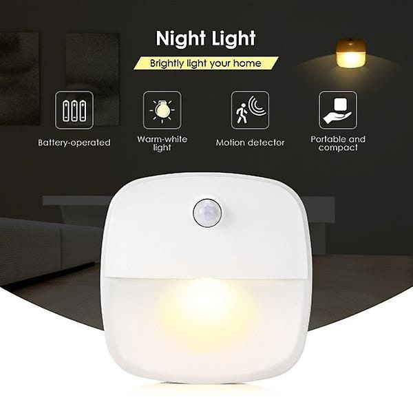 1/3st rörelsesensorljus LED-nattlampa White light x3