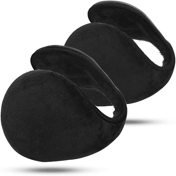Plush Öronmuffar - Vinteröronmuffar för inomhus- och utomhusaktiviteter (Unisex, Grå)