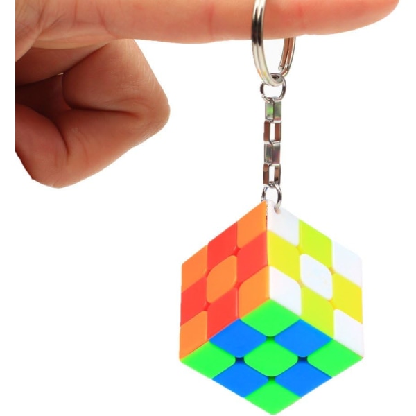 Mini Magic Cube nøkkelring 3x3--