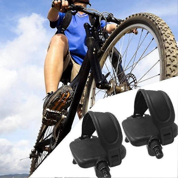 8 st Pedalband för motionscykel, Justerbara Pedalband Fotpedal Spinning Motionscykel Hem Or-B3
