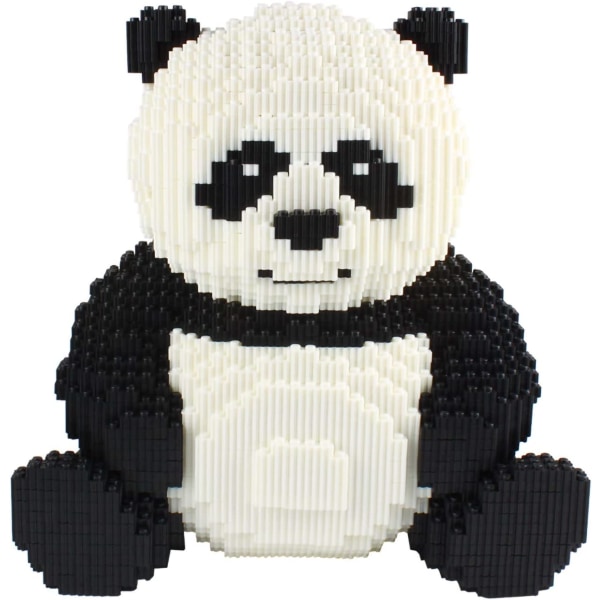 Byggeklodser Puslespil Mikrofigurer 3D Pædagogisk Mursten Legetøj Panda-stil 2-