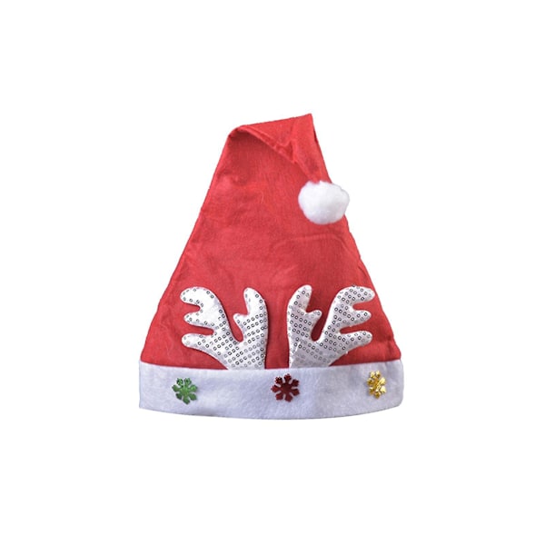 Mini Kid Adult Antler Pattern Gift Container Hat Christmas Tree Party Ornament