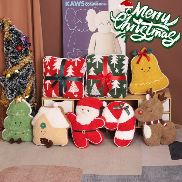 Julepyntpuder, sofapuder til stuen, sengegavlpuder til soveværelset, julegaver, 42-48CM Christmas tree