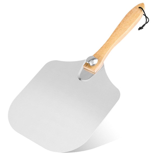 Pizza Crust Stainless Steel-acacia Wood Handle-also Used For Bread-pizza Crust-dishwasher Safe