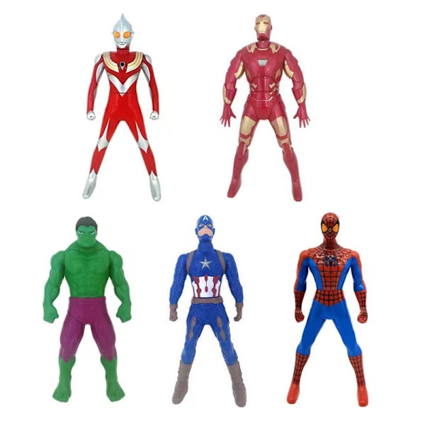 Marvel-figurer av superhjältar 18 cm 4 stycken Avengers-figurer Marvel-leksaker Titan Heroes-serie