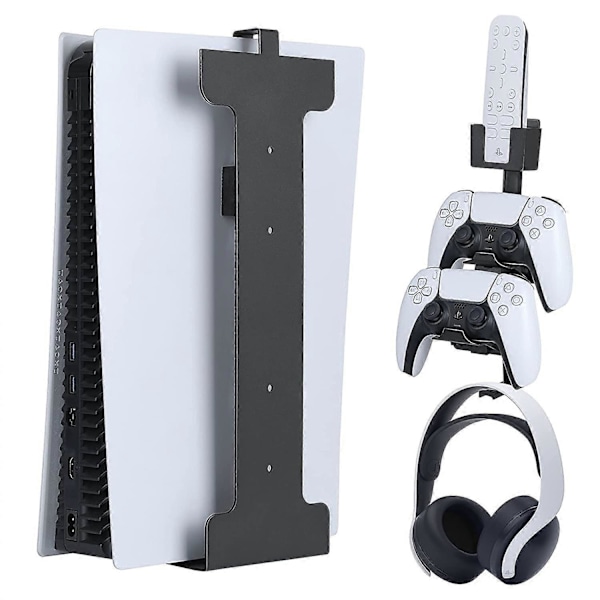 Universal Metal Vægholder til PS5 Spilkonsol, Controller, Headset Opbevaring Display Stativ