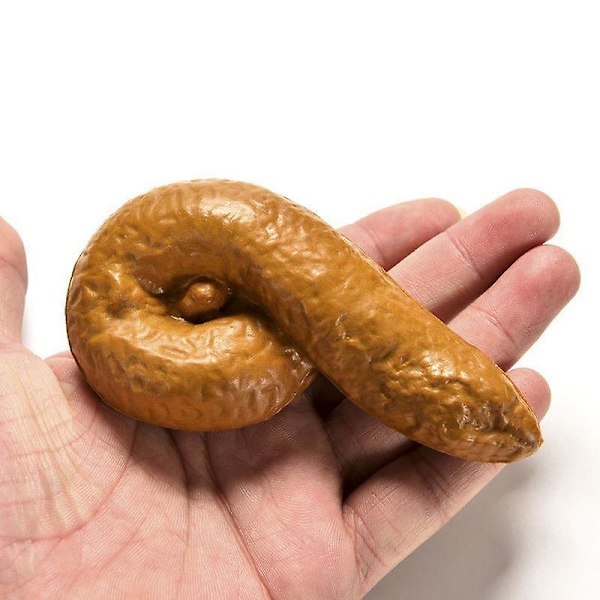 Mycket simulerande bajsskämt leksak nyhet flytande falsk bajs leksaker nyhet skämt knepiga leksaker för skämt trick april fools dag fest   Fingerfärdighetsspel