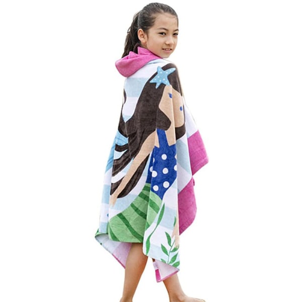 Kids Bath Towel Wrap for Boys Girls Hooded Pool Beach Towels Bathrobe Soft Plush Absorbent Cotton Style6