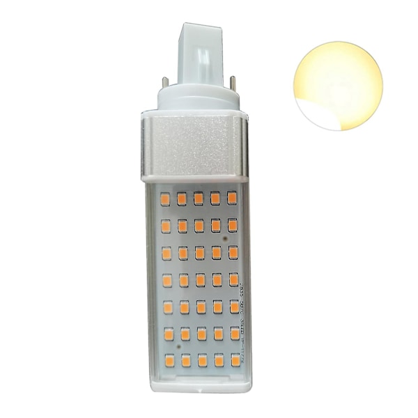 5/9/7W E27/G24/G23 2700/6500K 2835 Vaakasuuntainen pistotulppa LED-maissilamppu Spottivalo 7W