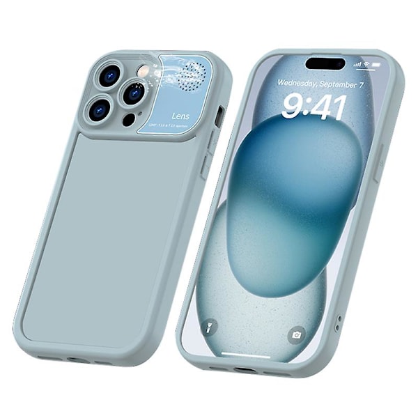 Til iPhone 14 Pro Etui Blødt Silikone Telefon Cover Anti-Drop Telefon Skal med Aromaterapi Tablet Blue