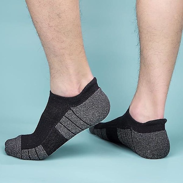 6 par sneakersokker til kampagnepris, åndbare sportssokker, korte løbesokker