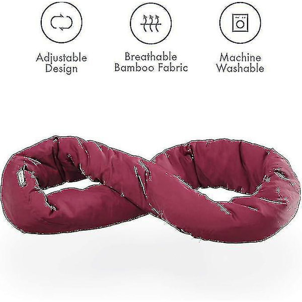 Resepudde - Hemma Resa Mjuk Nackduk Stöd Sömn WHBYV Red
